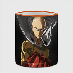 Кружка 3D One Punch Man, цвет: 3D-оранжевый кант — фото 2