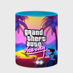 Кружка 3D GTA 2020, цвет: 3D-белый + небесно-голубой — фото 2