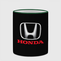 Кружка 3D HONDA, цвет: 3D-зеленый кант — фото 2