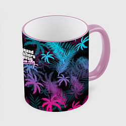 Кружка 3D GTA VICE CITY, цвет: 3D-розовый кант