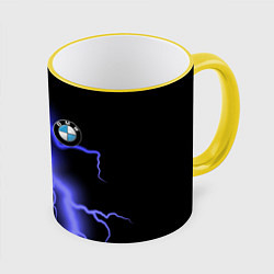 Кружка 3D BMW, цвет: 3D-желтый кант