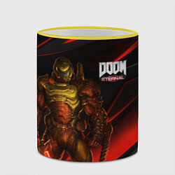 Кружка 3D DOOM ETERNAL, цвет: 3D-желтый кант — фото 2