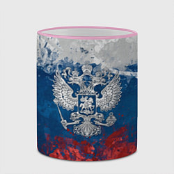 Кружка 3D Россия, цвет: 3D-розовый кант — фото 2