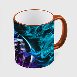 Кружка 3D VALORANT OMEN, цвет: 3D-оранжевый кант