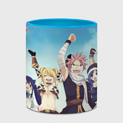 Кружка 3D FAIRY TAIL ХВОСТ ФЕИ, цвет: 3D-белый + небесно-голубой — фото 2