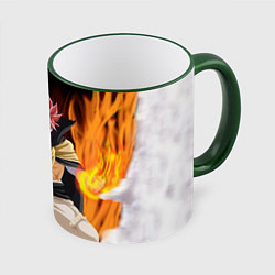 Кружка 3D FAIRY TAIL ХВОСТ ФЕИ, цвет: 3D-зеленый кант