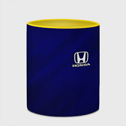 Кружка 3D HONDA, цвет: 3D-белый + желтый — фото 2