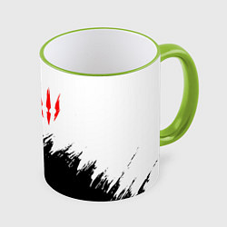 Кружка 3D The Witcher, цвет: 3D-светло-зеленый кант