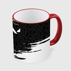 Кружка 3D VALORANT ВАЛОРАНТ, цвет: 3D-красный кант