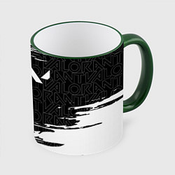 Кружка 3D VALORANT ВАЛОРАНТ, цвет: 3D-зеленый кант