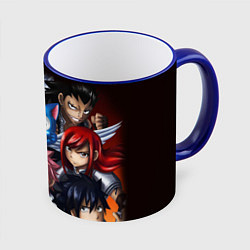 Кружка 3D FAIRY TAIL ХВОСТ ФЕИ, цвет: 3D-синий кант