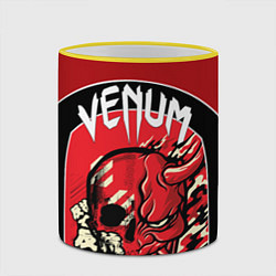 Кружка 3D Venum, цвет: 3D-желтый кант — фото 2