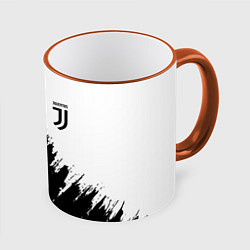 Кружка 3D JUVENTUS, цвет: 3D-оранжевый кант