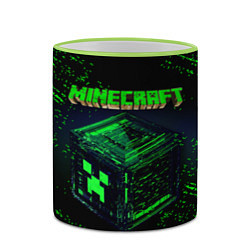 Кружка 3D MINECRAFT, цвет: 3D-светло-зеленый кант — фото 2