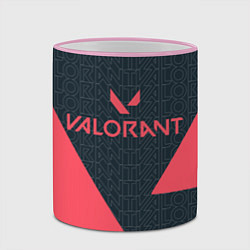 Кружка 3D Valorant, цвет: 3D-розовый кант — фото 2