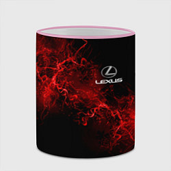 Кружка 3D LEXUS, цвет: 3D-розовый кант — фото 2