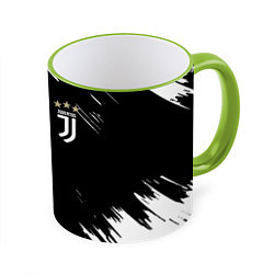 Кружка 3D JUVENTUS, цвет: 3D-светло-зеленый кант