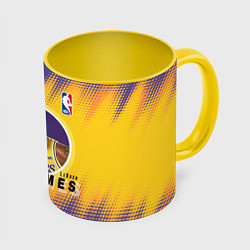 Кружка 3D LeBron James, цвет: 3D-белый + желтый