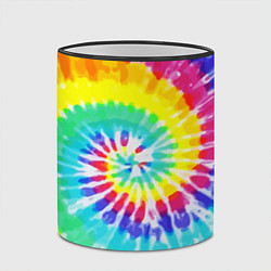 Кружка 3D TIE-DYE СТЕНА, цвет: 3D-черный кант — фото 2