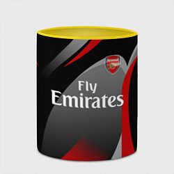 Кружка 3D ARSENAL UNIFORM, цвет: 3D-белый + желтый — фото 2