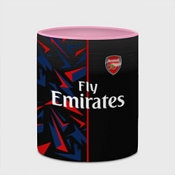 Кружка 3D ARSENAL UNIFORM 2020, цвет: 3D-белый + розовый — фото 2