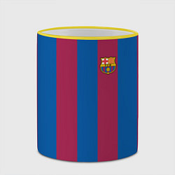 Кружка 3D FC Barcelona 2021, цвет: 3D-желтый кант — фото 2