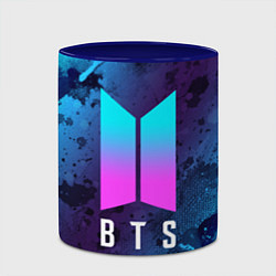 Кружка 3D BTS БТС, цвет: 3D-белый + синий — фото 2