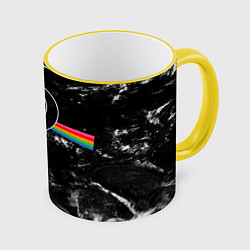 Кружка 3D Dark Side of the Moon Stick, цвет: 3D-желтый кант