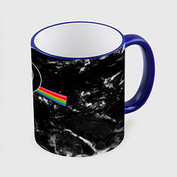 Кружка 3D Dark Side of the Moon Stick, цвет: 3D-синий кант