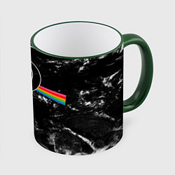 Кружка 3D Dark Side of the Moon Stick, цвет: 3D-зеленый кант