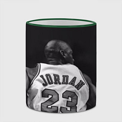Кружка 3D MICHAEL JORDAN, цвет: 3D-зеленый кант — фото 2