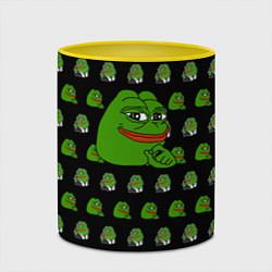 Кружка 3D Frog Pepe, цвет: 3D-белый + желтый — фото 2