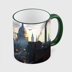 Кружка 3D Assassin’s Creed Unity, цвет: 3D-зеленый кант