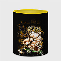 Кружка 3D JoJo Bizarre Adventure, цвет: 3D-белый + желтый — фото 2
