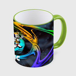 Кружка 3D SONIC TRIO, цвет: 3D-светло-зеленый кант