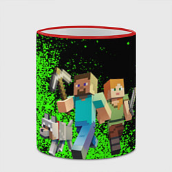 Кружка 3D Minecraft, цвет: 3D-красный кант — фото 2