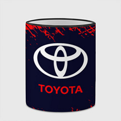 Кружка 3D TOYOTA ТОЙОТА, цвет: 3D-черный кант — фото 2