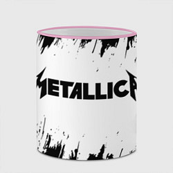 Кружка 3D METALLICA МЕТАЛЛИКА, цвет: 3D-розовый кант — фото 2