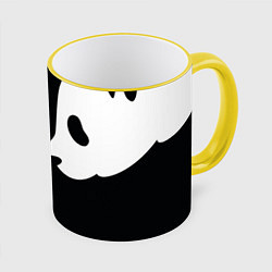 Кружка 3D Panda, цвет: 3D-желтый кант
