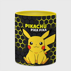 Кружка 3D Pikachu Pika Pika, цвет: 3D-белый + желтый — фото 2