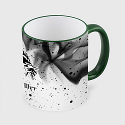 Кружка 3D КОРОЛЬ И ШУТ, цвет: 3D-зеленый кант