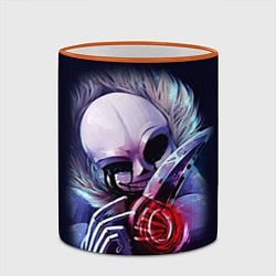Кружка 3D UNDERTALE SANS, цвет: 3D-оранжевый кант — фото 2