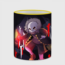 Кружка 3D UNDERTALE, цвет: 3D-желтый кант — фото 2