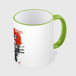 Кружка 3D ONE PIECE ZOHO SAMURAI, цвет: 3D-светло-зеленый кант
