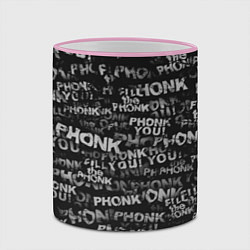 Кружка 3D Fill the Phonk, цвет: 3D-розовый кант — фото 2