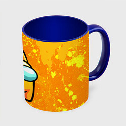 Кружка 3D AMONG US - Pikachu, цвет: 3D-белый + синий