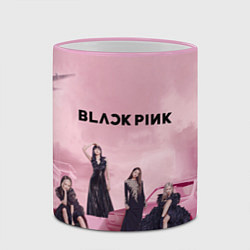 Кружка 3D BLACKPINK x PUBG, цвет: 3D-розовый кант — фото 2