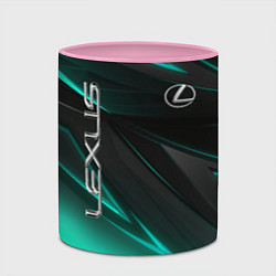 Кружка 3D Lexus, цвет: 3D-белый + розовый — фото 2