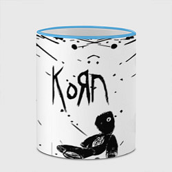 Кружка 3D Korn, цвет: 3D-небесно-голубой кант — фото 2