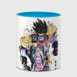 Кружка 3D JOJO, цвет: 3D-белый + небесно-голубой — фото 2
